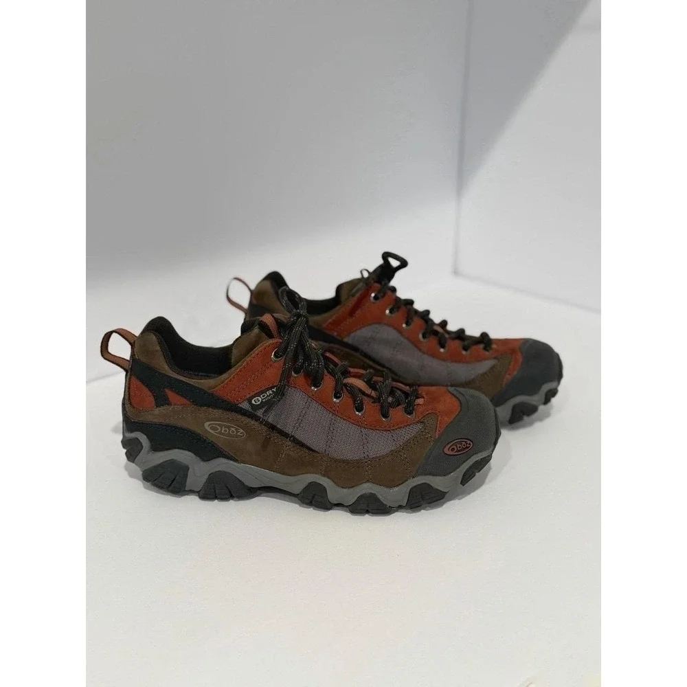 MEN'S OBOZ FIREBRAND II LOW WATERPROOF Hiking shoes size 8 outdoor active tredy